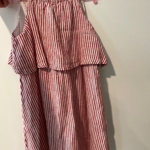 Red Striped dress